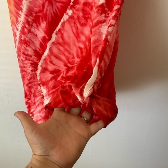 RORY Beca Designer Silk Tie Dye Mini Dress - Picture 3 of 5